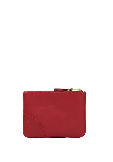 pouch zip classic line unisex rossa COMME DES GARÇONS WALLET | SA8100RED
